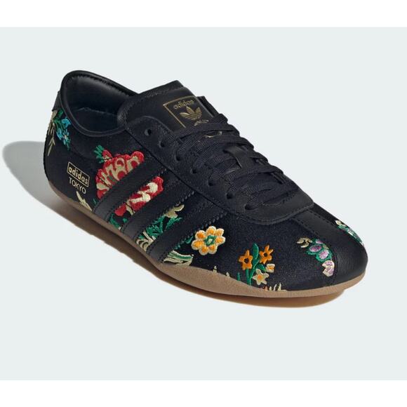 NEW ADIDAS ORIGINALS Tokyo "Floral" Embroidery" Women's Size 6.5 - Picture 5 of 7